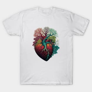 The Human Heart and tree of life T-Shirt